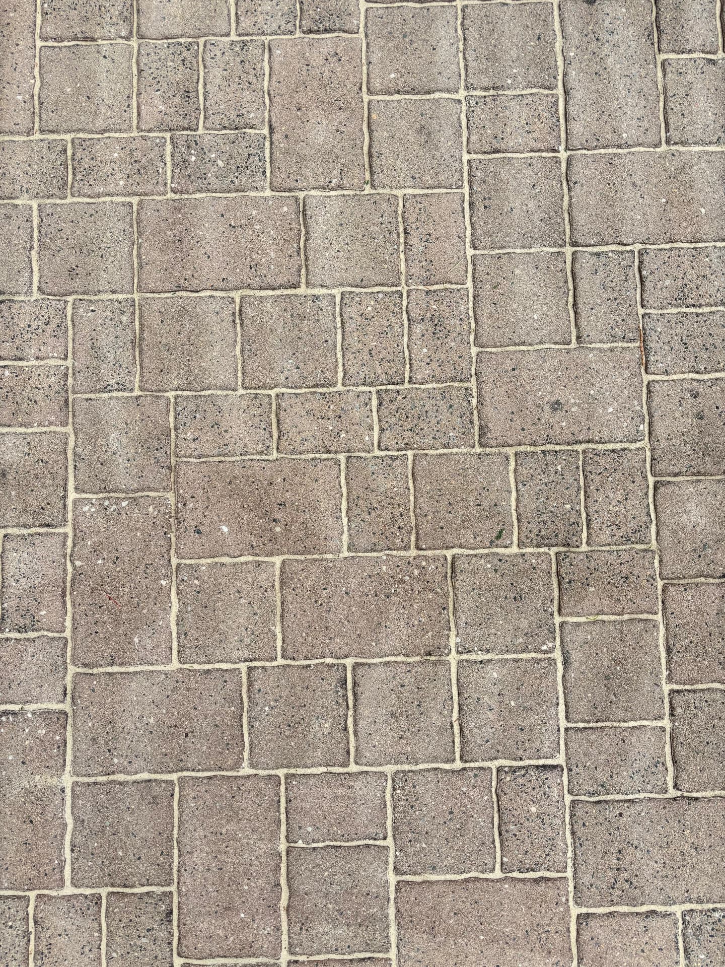 Nachher: Steinflächen